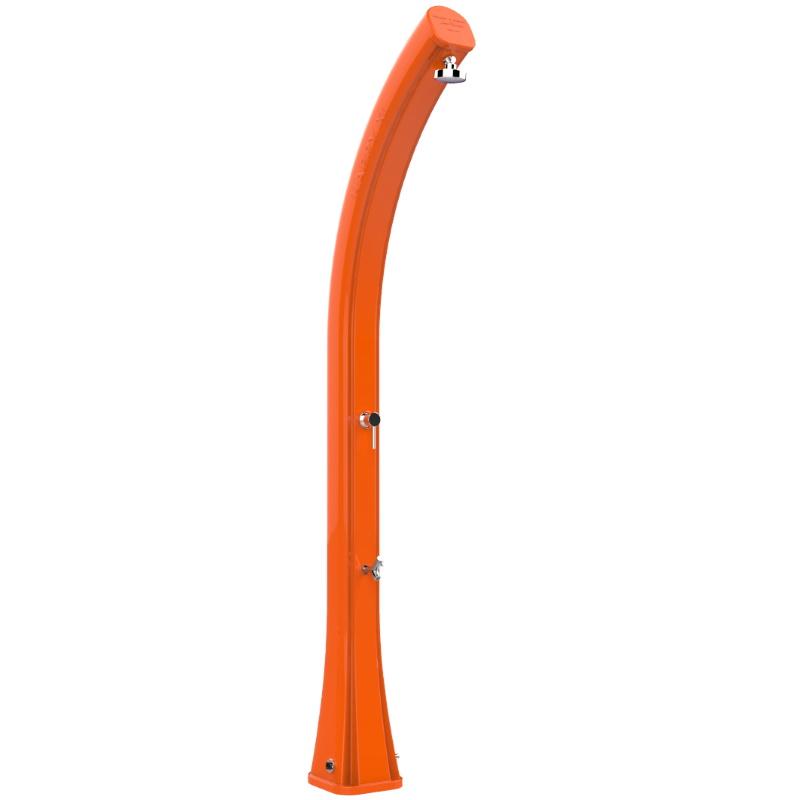 Doccia Solare In Polietilene Happy Xl Con Lavapiedi Colore Arancio Cv-H420/2009