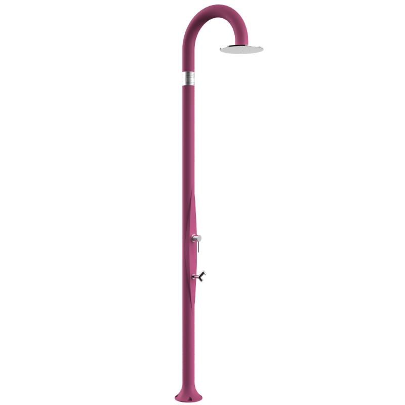 Doccia Tradizionale In Resina Funny Yin Con Miscelatore E Lavapiedi Colore Fuxia Cv-T325/4003
